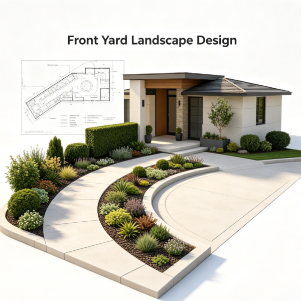 Front Yard Curb Appeal Design