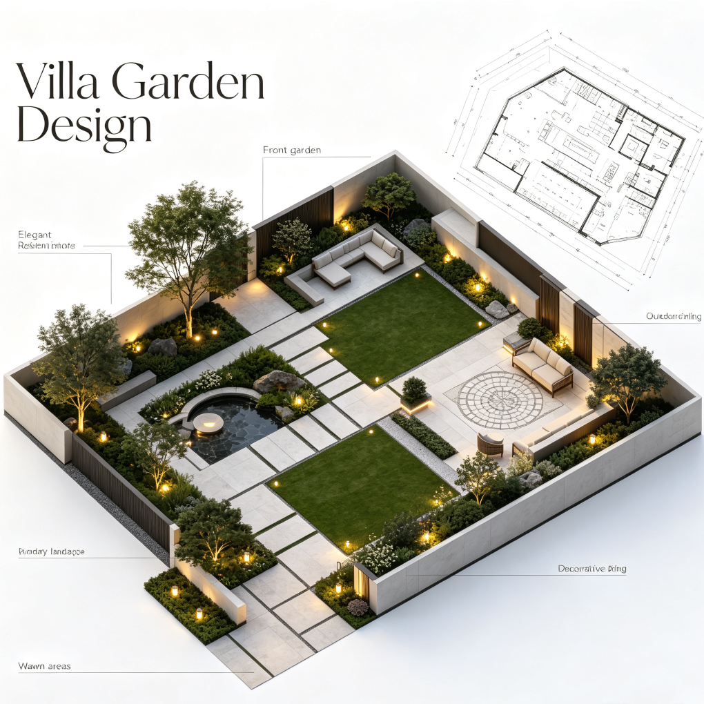 Villa Garden Landscape Design