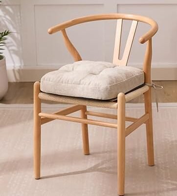 Memory foam chair cushions tufted seat pads