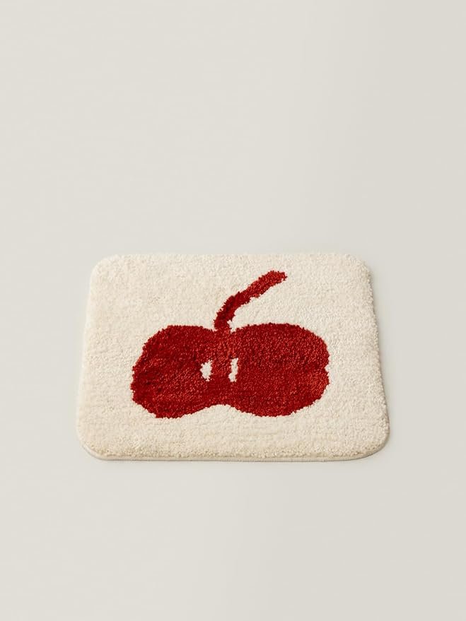 Rounded square orchard-themed chair cushion - Image 2
