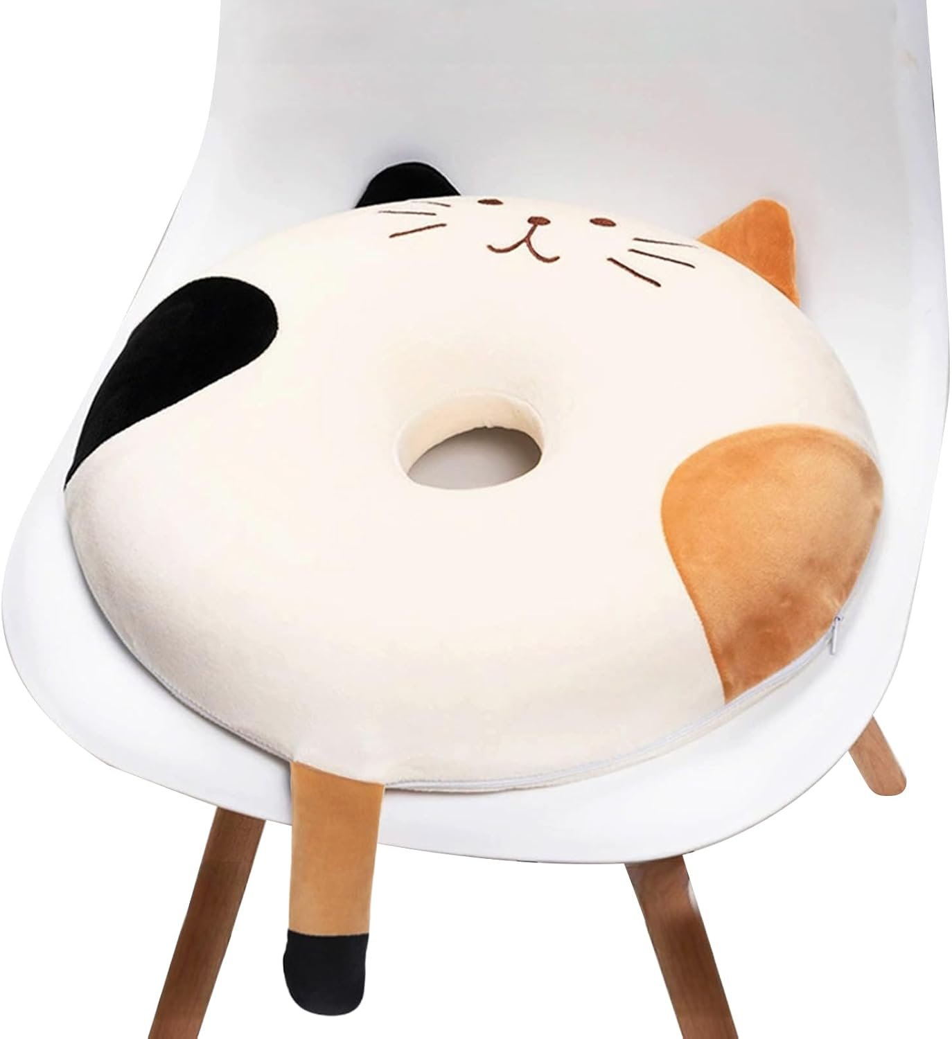 Donut cat paw memory foam seat cushion