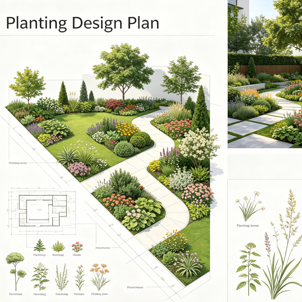 Garden Planting Design Plan