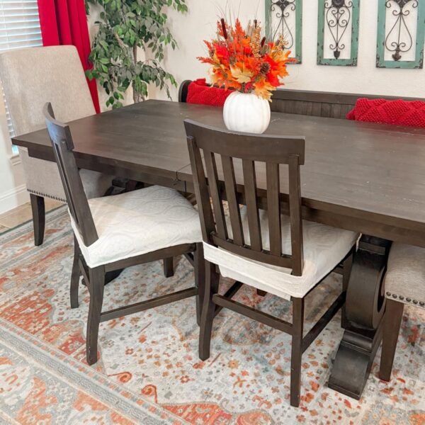 Dining chair seat covers stretch washable seat protectors