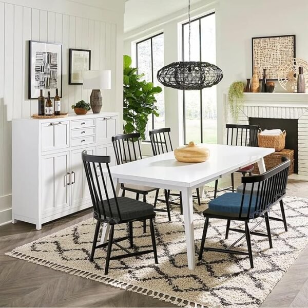 Dual layer chair cushions foam seat pads with ties