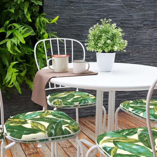 Outdoor indoor chair cushions waterproof all weather seat pads